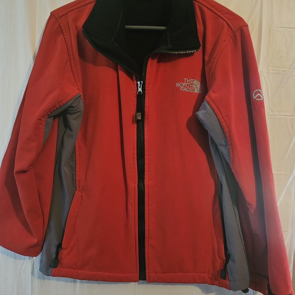 The North Face Red and Gray Jacket